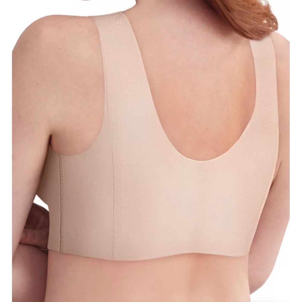 Lot of 2 Bali Comfort Revolution Wirefree Bras-Sandshell and Black XL New - Picture 2 of 11